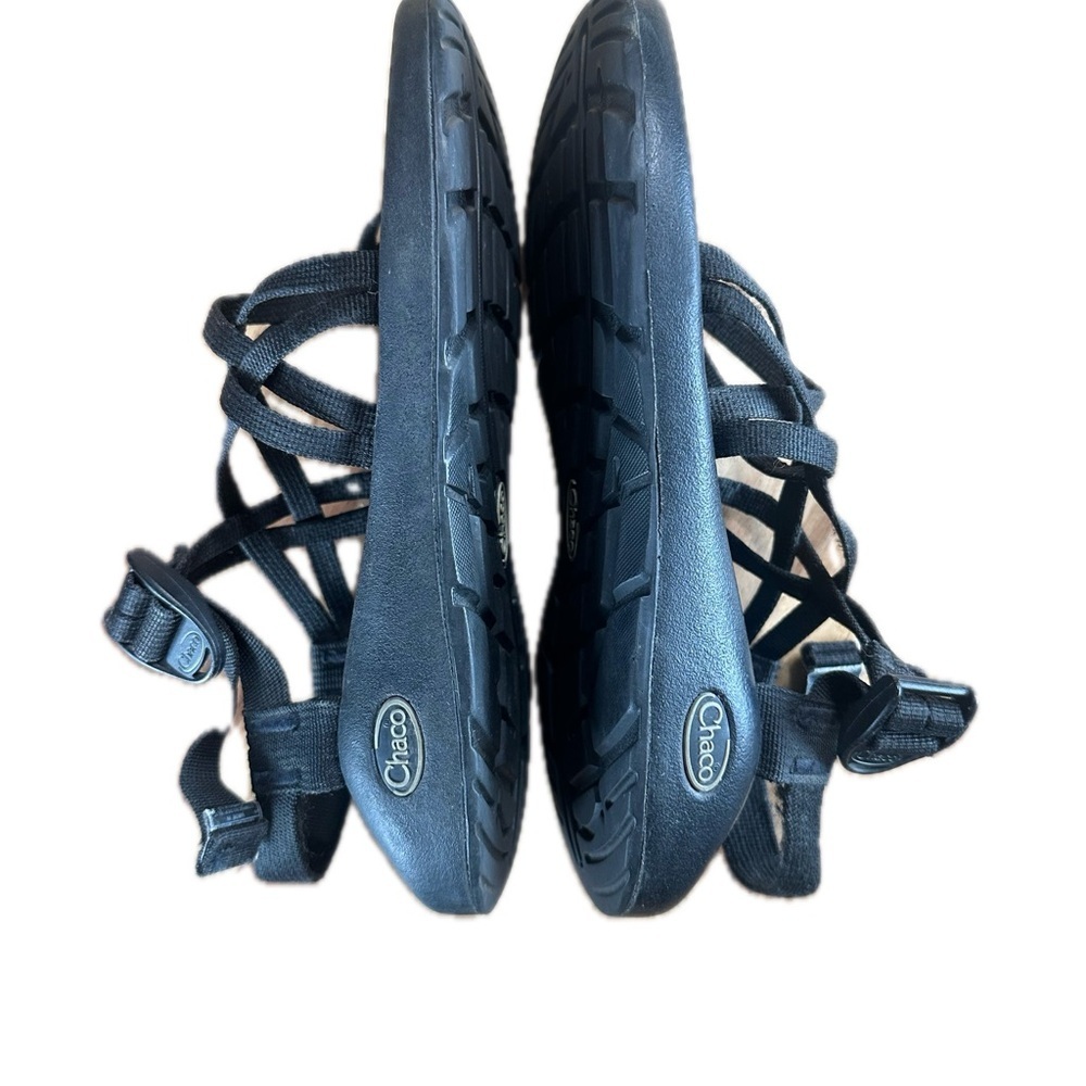 Chaco ZX2 Womens Classic Solid Black Water Sport Hiking Strappy Sandals 9 M - Picture 3 of 5